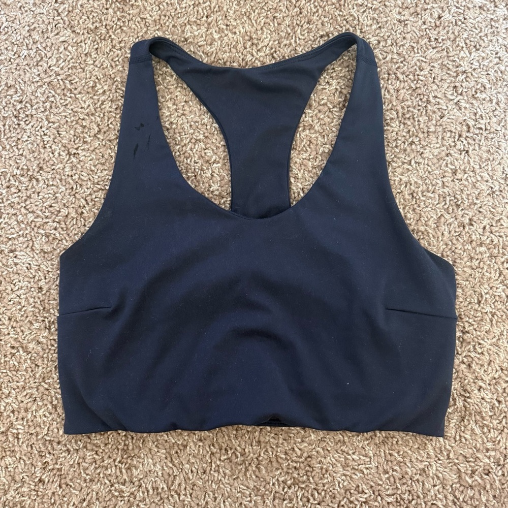 Zella navy blue racerback sports tank bra - Picture 2 of 8